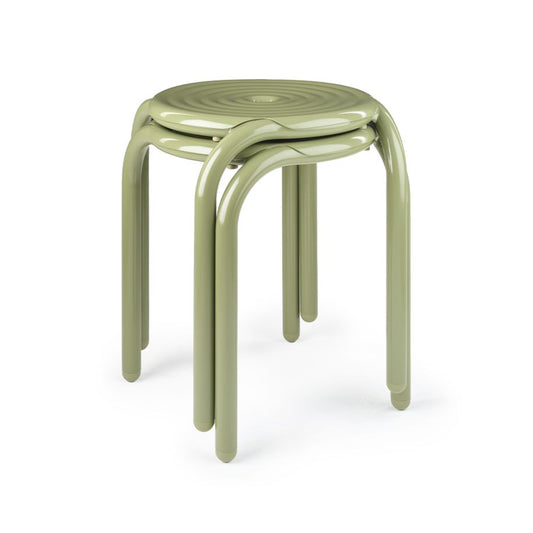 GROOVE STOOL MOSS