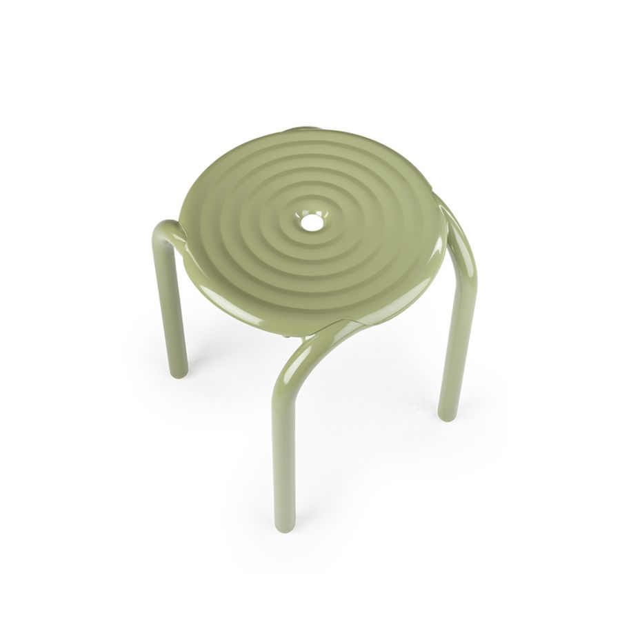 GROOVE STOOL MOSS