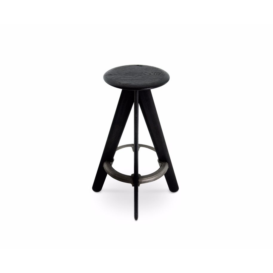 Bar stool Slab Black