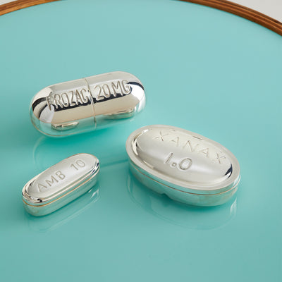 Xanax pill box made of brass