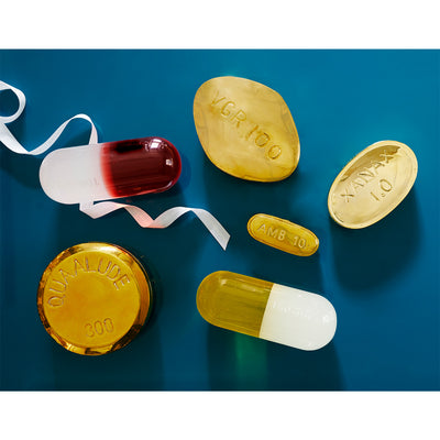 Xanax pill box made of brass