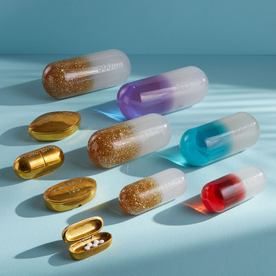 Xanax pill box made of brass