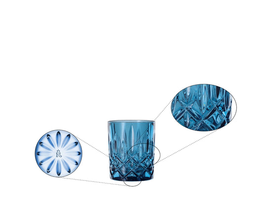 NACHTMANN Noblesse Tumbler - Vintage Blue Set of 2