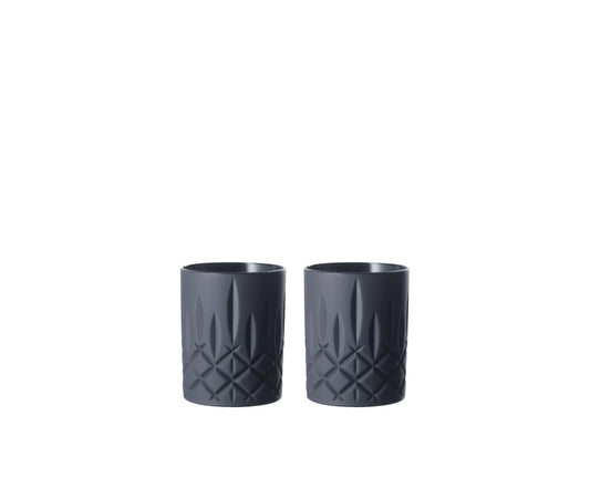 NACHTMANN Noblesse Tumbler - Black Set of 2
