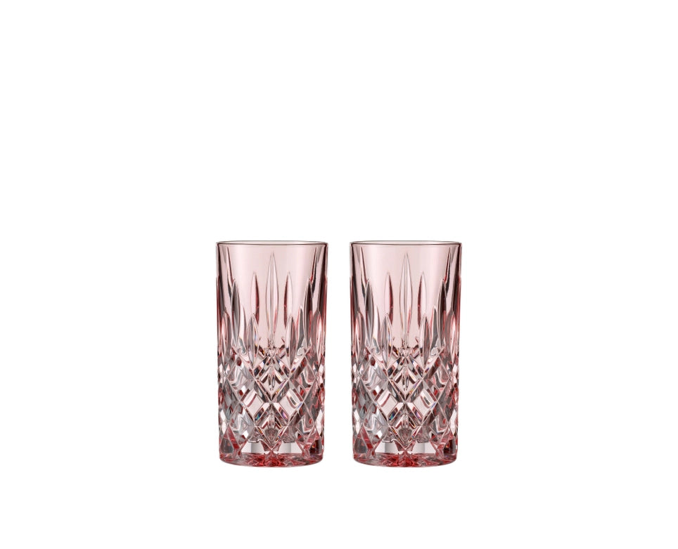 NACHTMANN Noblesse Long Drink Glass - Rosé Set of 2