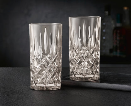 NACHTMANN Noblesse Long Drink Glass - Taupe Set of 2