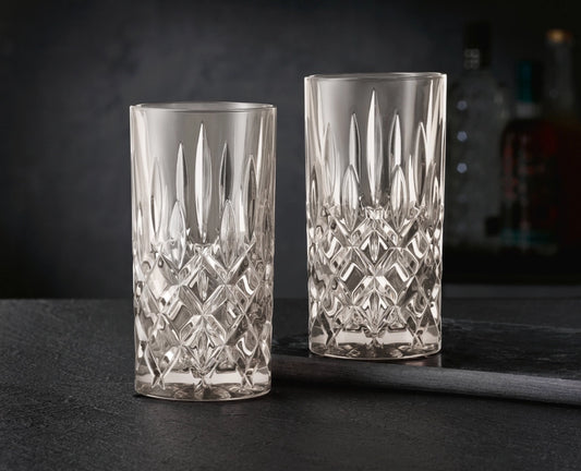 NACHTMANN Noblesse Long Drink Glass - Taupe Set of 2