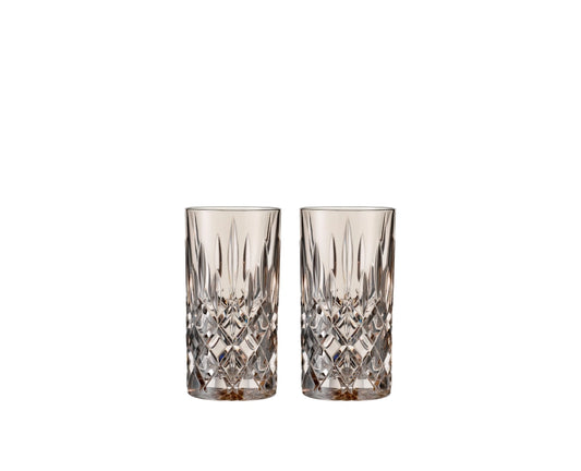 NACHTMANN Noblesse Long Drink Glass - Taupe Set of 2