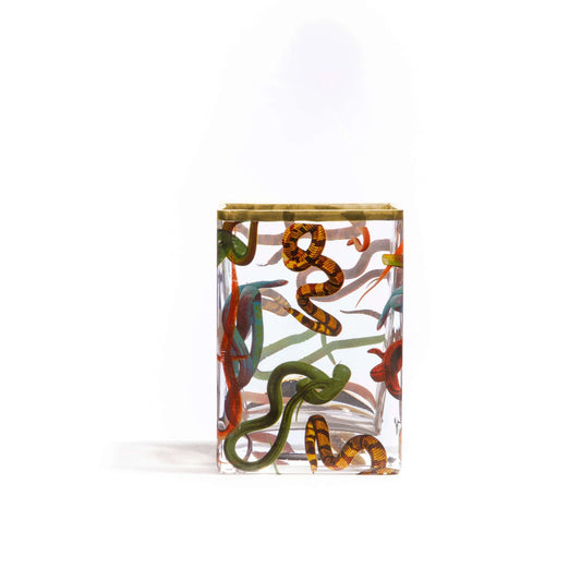 Glass Vase Snakes medium