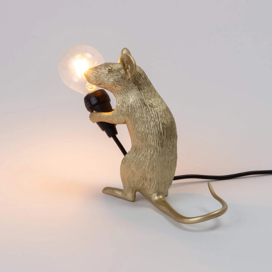 Mouse Lamp Mac Gold 