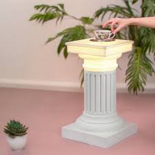 Las Vegas Side Table & Lamp