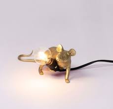 Mouse Lamp Lop Gold