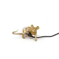 Mouse Lamp Lop Gold
