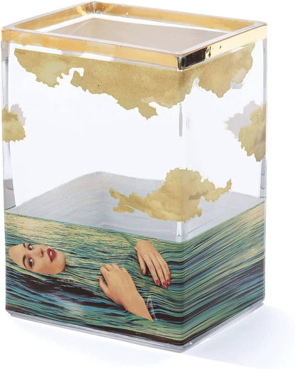 Glass vase Seagirl big