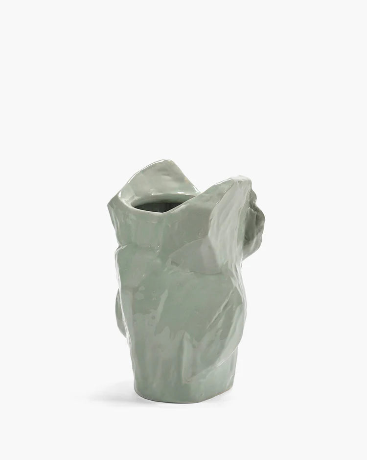 Owl Vase - light blue After Midnight