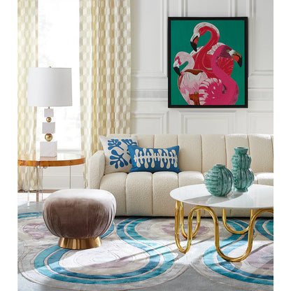 FLAMINGO BEADED WALL ART