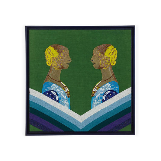 RENAISSANCE REFLECTION BEADED WALL ART