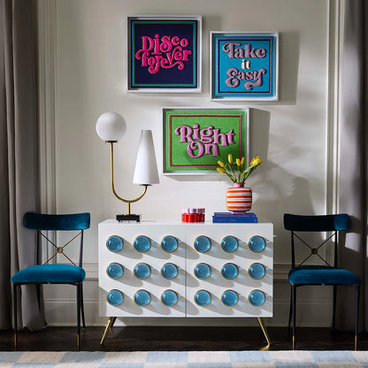 TAKE IT EASY BEADED WALL ART