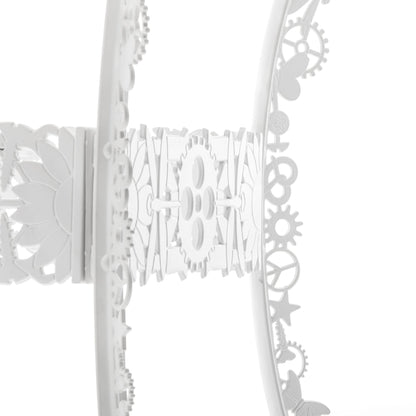 Industry Collection Aluminum Oval Table - White