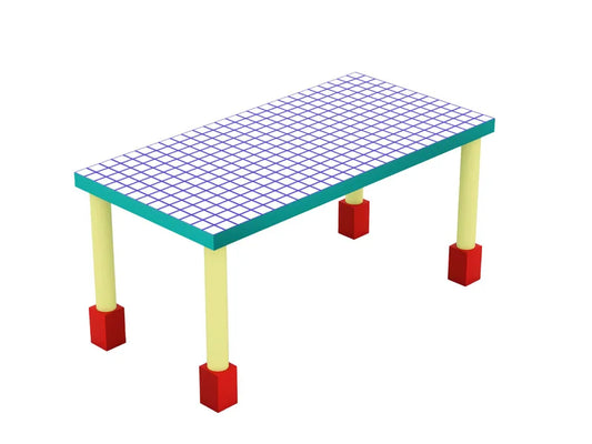 Seletti SUPERTABLE BLUE GRID