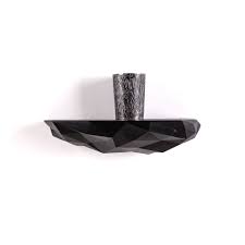 Space Rocks Shelf Medium Black 