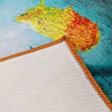 Bath mat Globe