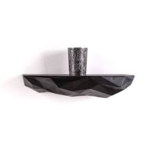 Space Rocks Shelf Big Black 