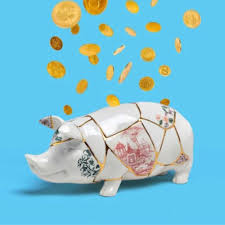 Kintsugi Piggy Bank 