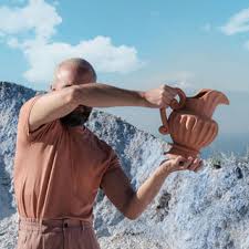 Magna Graecia Terracotta Carafe