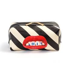 Wash Bag Shit Stripes