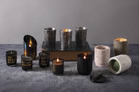 Metal candle burning down the house