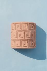 Magna Graecia Terracotta Wall vase Greek