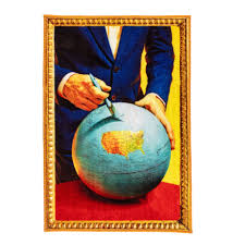 Bath mat Globe