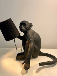 Monkey Lampshade Black