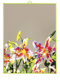 Mirror Big Flowers with Holes