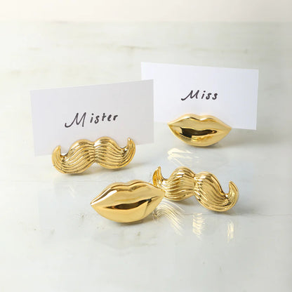 MR. &amp; MRS. MUSE PLACE CARD HOLDER SET