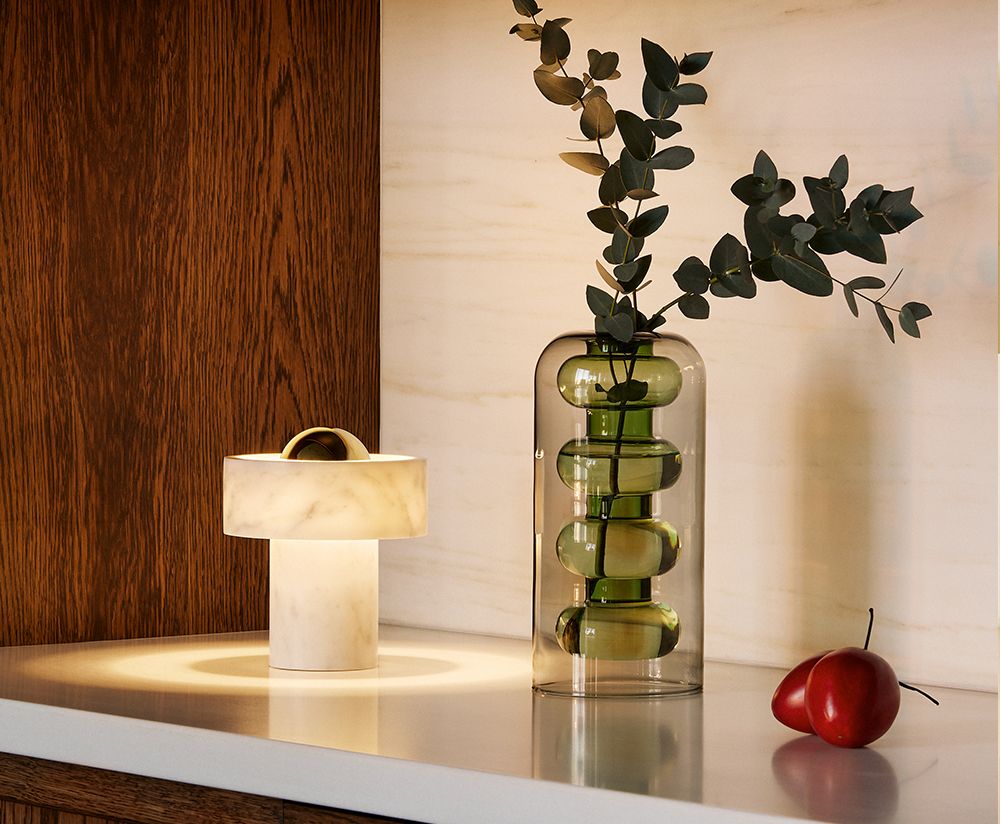 Bump Vase Tall Green 