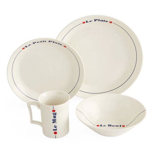LE DINNERWARE FOUR-PIECE DINNER SET