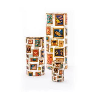 Glass Vase Frames Cylindrical Big